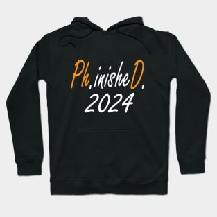 Phinished Phd 2024, Funny Doctorate Graduation Hoodie